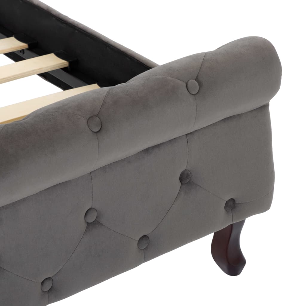 Giroletto Grigio In Velluto 100x200 cm - Image 6