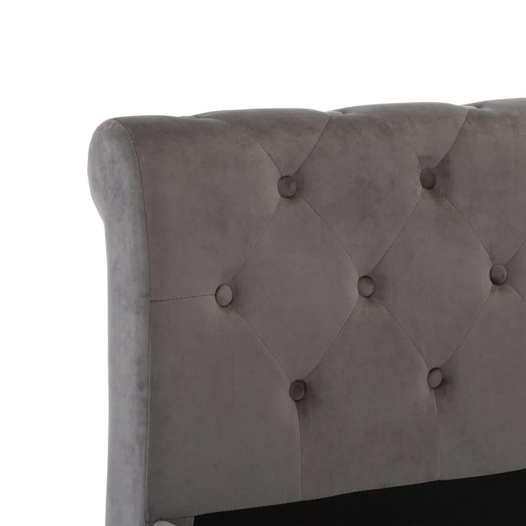 Giroletto Grigio In Velluto 120x200 cm - Image 5
