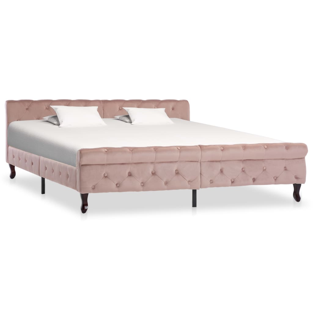 Giroletto Rosa In Velluto 180x200 cm