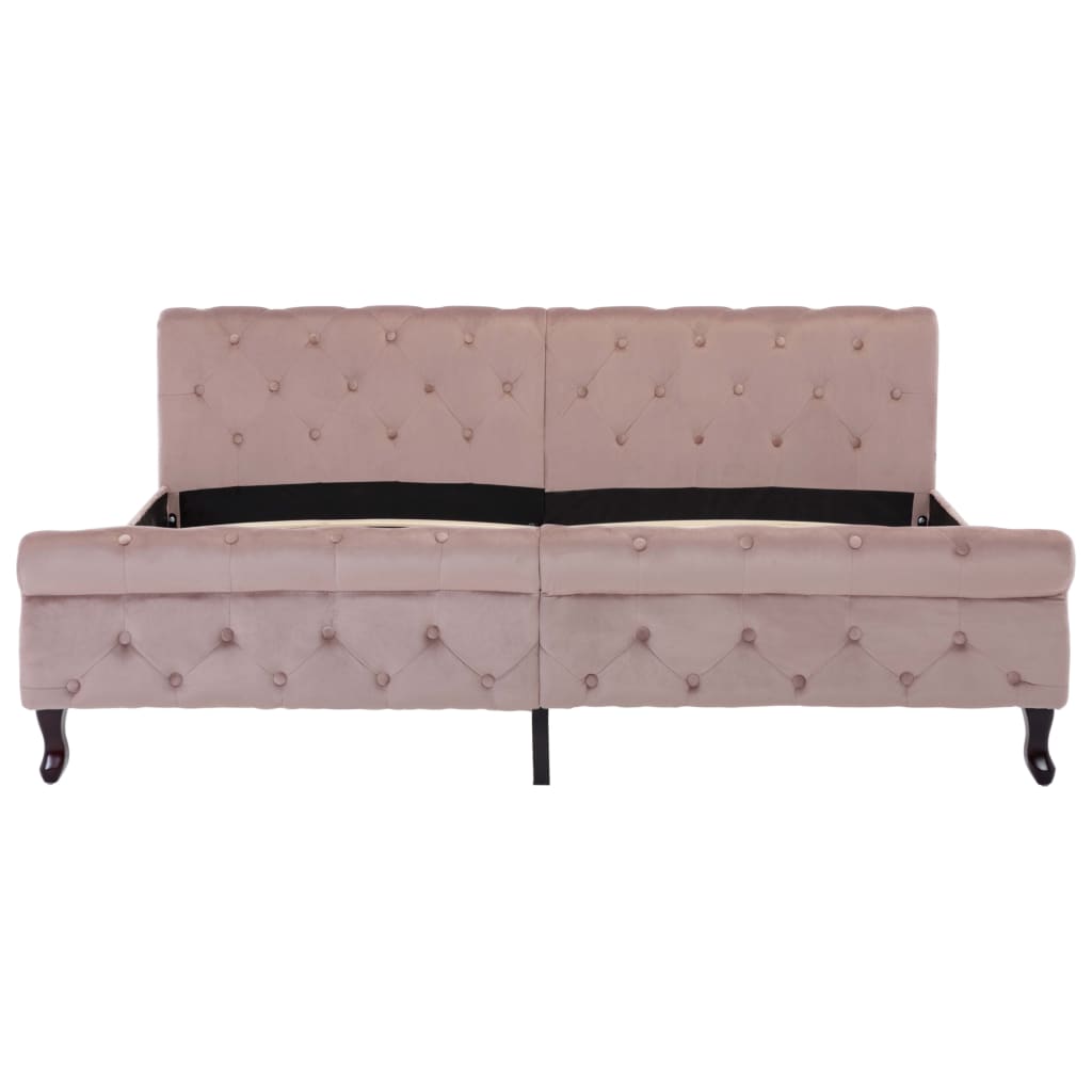 Giroletto Rosa In Velluto 180x200 cm - Image 3