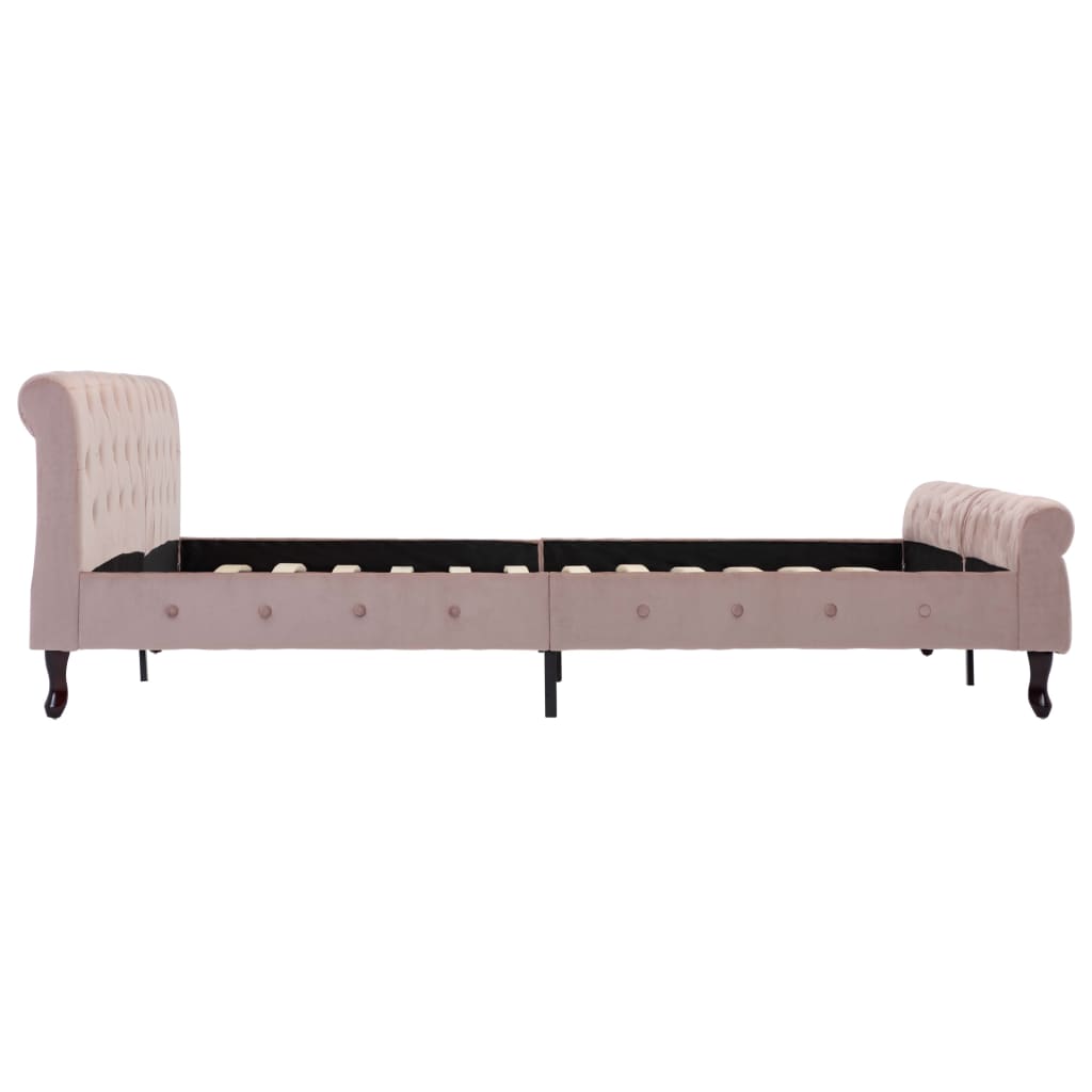 Giroletto Rosa In Velluto 180x200 cm - Image 4