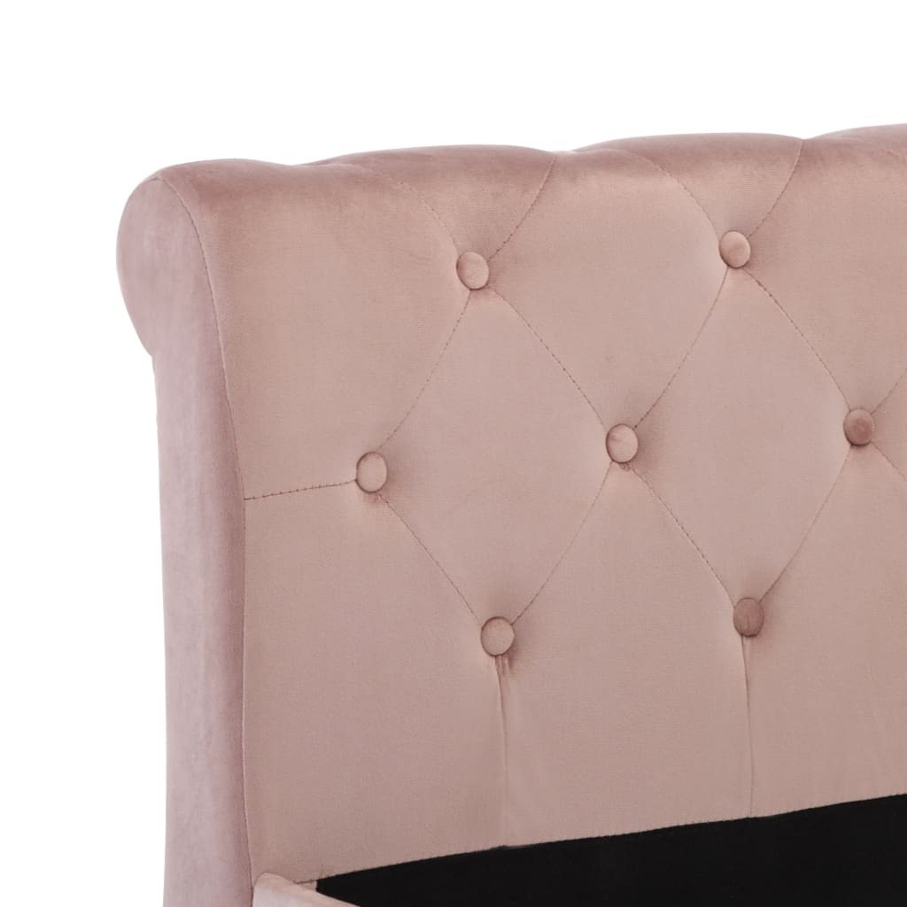 Giroletto Rosa In Velluto 180x200 cm - Image 5