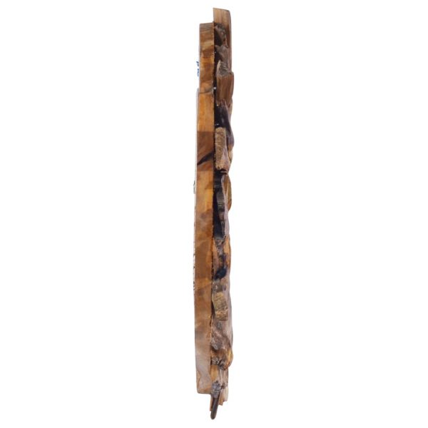Specchio Da Parete 40 Cm In Legno Di Teak Rotondo - Image 3