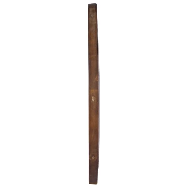 Specchio Da Parete 60 Cm In Legno Di Teak Rotondo - Image 3