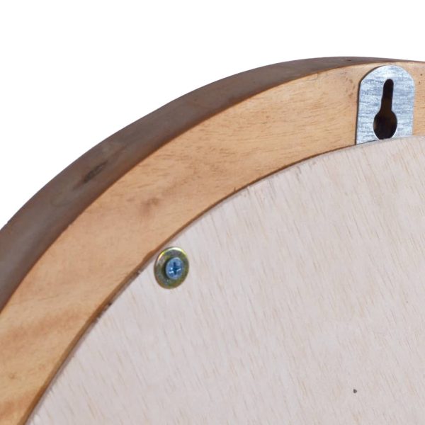 Specchio Da Parete 60 Cm In Legno Di Teak Rotondo - Image 5