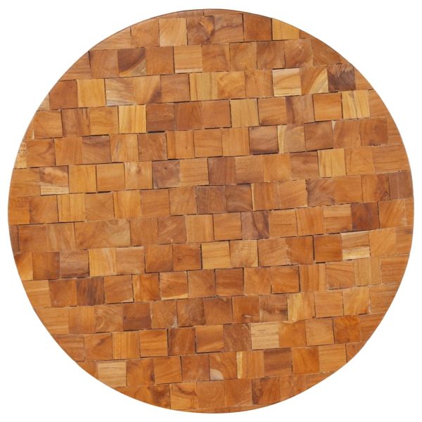 Tavolino Da Caffè 60x60x35 Cm In Legno Massello Di Teak - Image 4