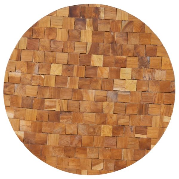 Tavolino Da Caffè 60x60x35 Cm In Legno Massello Di Teak - Image 6