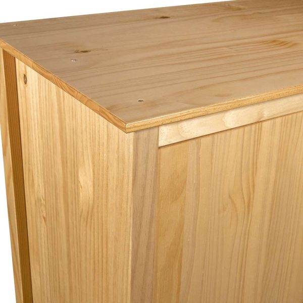 Armadio A 2 Ante Hill 89x50x170 Cm Legno Massello Di Pino - Image 6