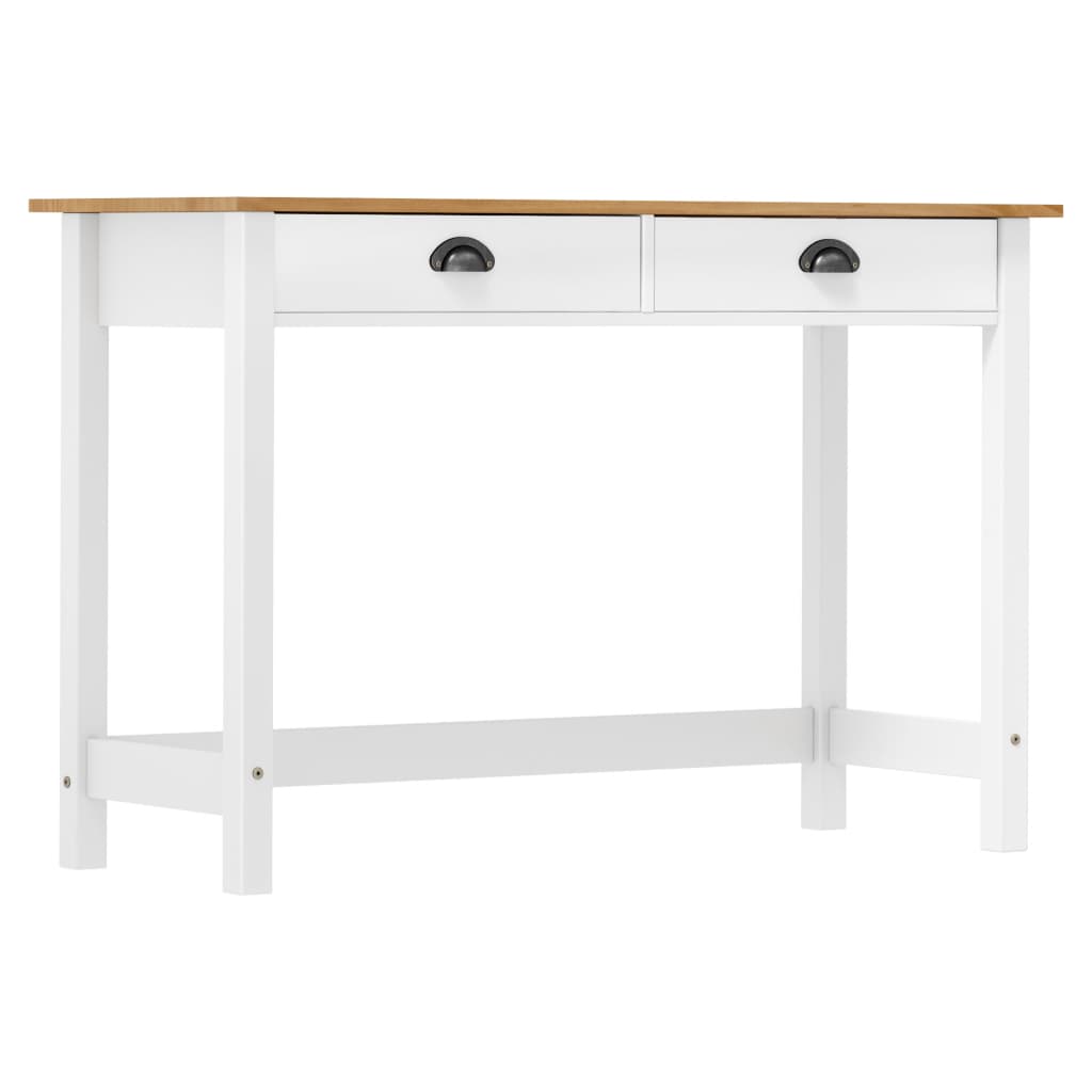 Consolle Hill Con 2 Cassetti 110x45x74 Cm In Massello Di Pino