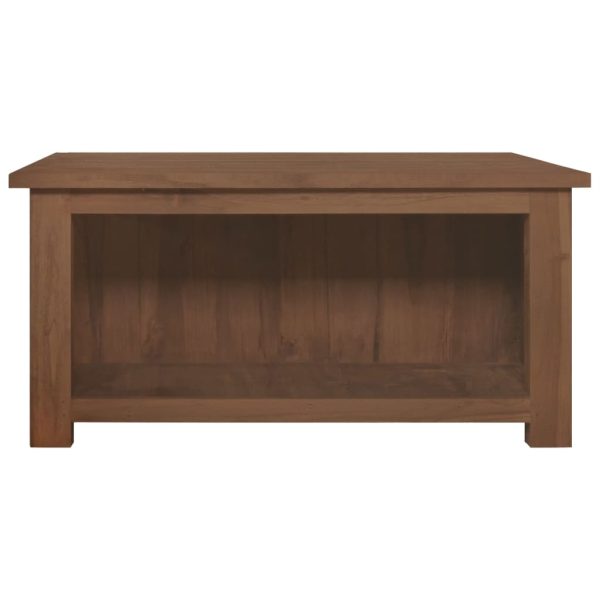 Tavolino Da Salotto 68x68x33 Cm In Legno Massello Di Teak - Image 4