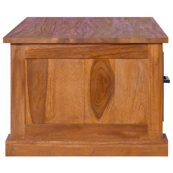 Mobile Porta Tv 90x50x37 Cm In Legno Massello Di Teak - Image 4
