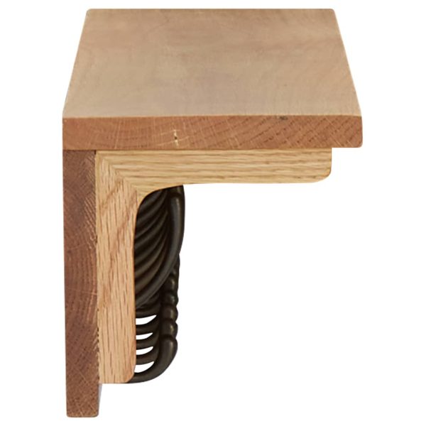 Appendiabiti 90x16x16 Cm In Massello Di Rovere - Image 3