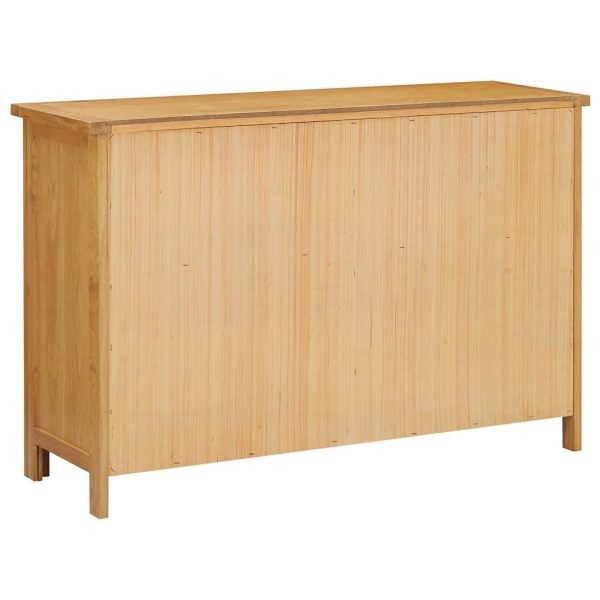 Cassettiera 105x33,5x73 Cm In Legno Massello Di Rovere - Image 4