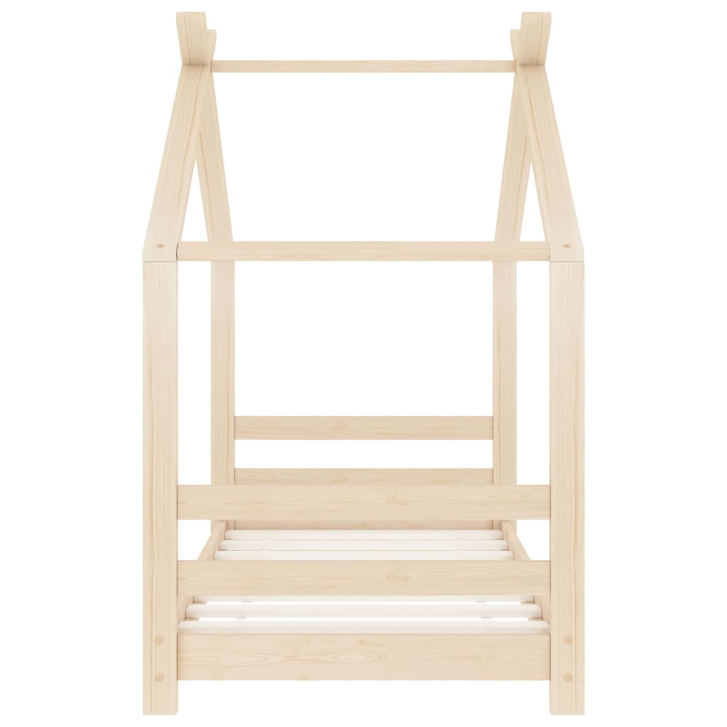 Giroletto Per Bambini In Legno Massello Di Pino 70x140 cm - Image 3