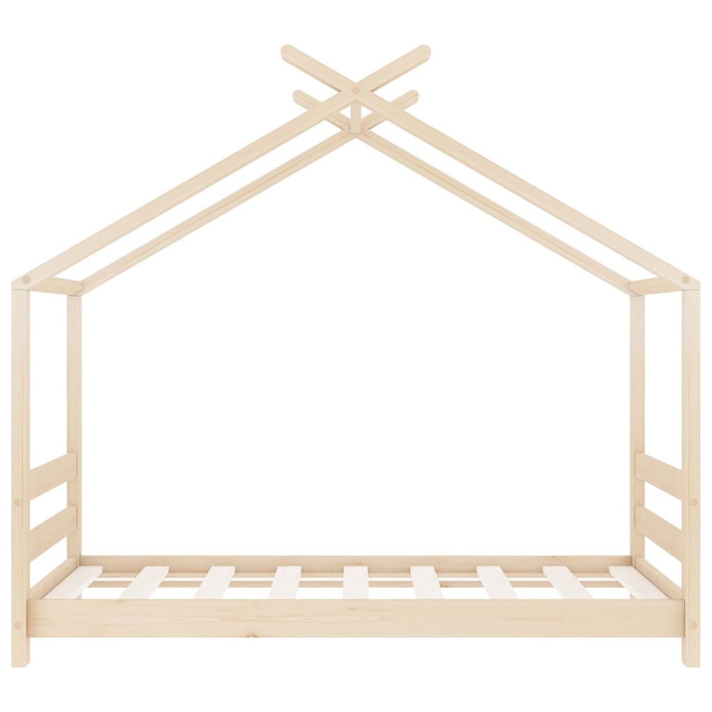 Giroletto Per Bambini In Legno Massello Di Pino 70x140 cm - Image 4