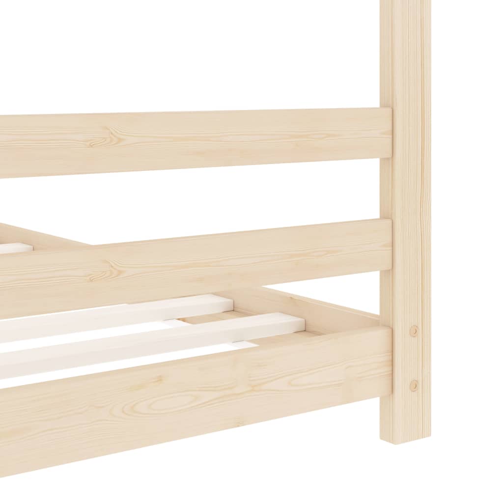 Giroletto Per Bambini In Legno Massello Di Pino 70x140 cm - Image 6