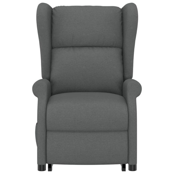 Poltrona Alzapersona In Tessuto Grigio Scuro - Image 4