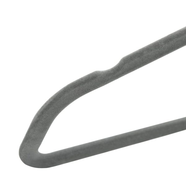 Set Appendiabiti 50 Pz Antiscivolo Grigio In Velluto - Image 6