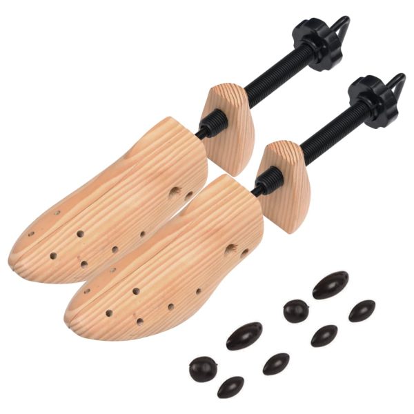 Tendiscarpe 2 Paia Taglia 36-40 In Legno Massello Di Pino - Image 3