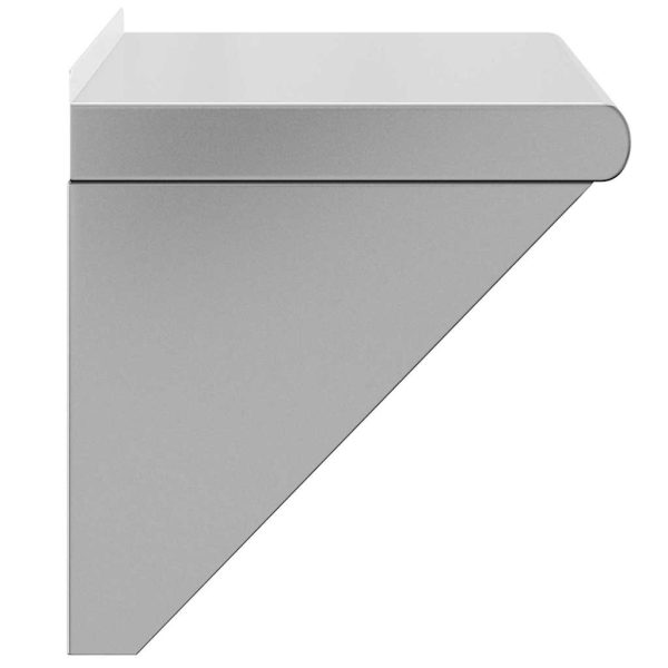 Mensola A Muro 50x30x31 Cm Argento In Acciaio Inossidabile - Image 6