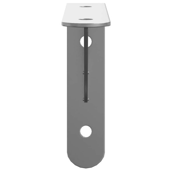 Staffe Per Mensola 4 Pz 15x2,5x11,5 Cm In Acciaio Inox Argento - Image 6