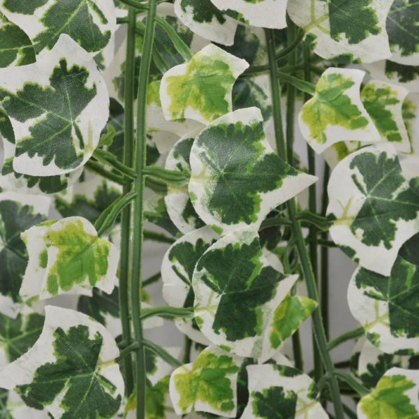 Foglie Artificiali Di Edera 4 Pz Variegata 90 cm - Image 3