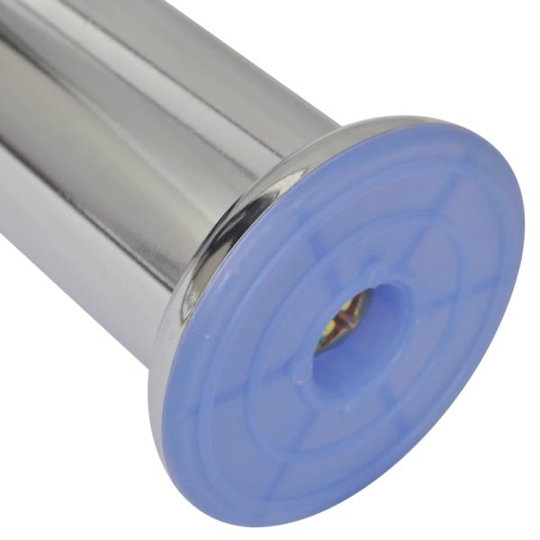 Piedini Rotondi Per Divani 8 Pz Cromati 120 mm - Image 4