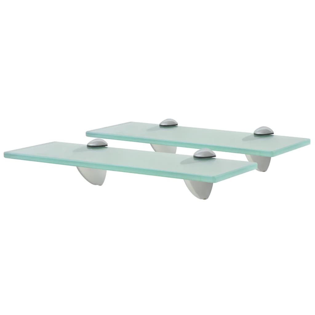 Mensole Galleggianti 2 Pz In Vetro 30x10 Cm 8 mm