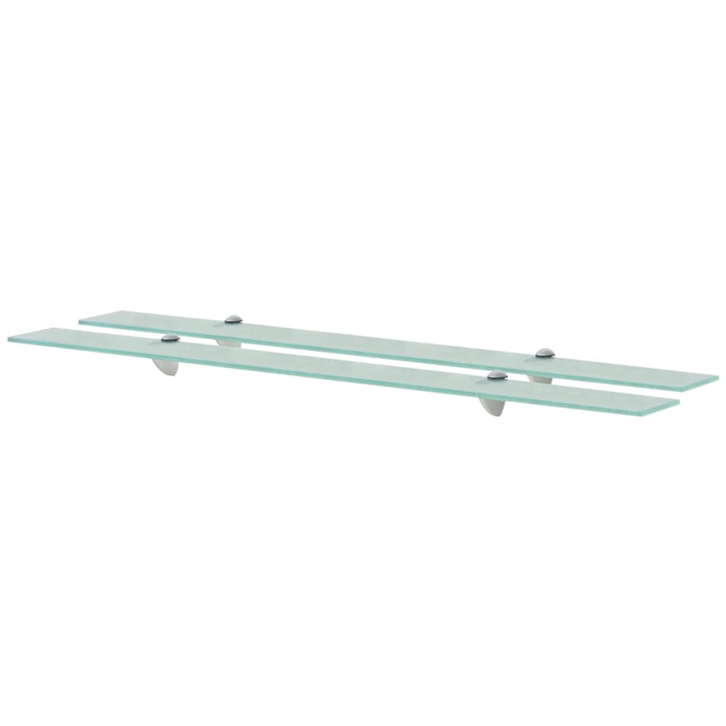 Mensole Galleggianti 2 Pz In Vetro 100x10 Cm 8 mm