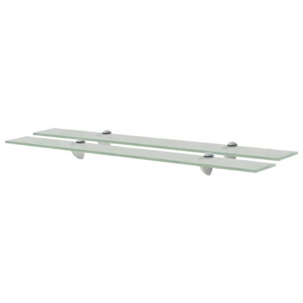 Mensole Galleggianti 2 Pz In Vetro 80x10 Cm 8 mm