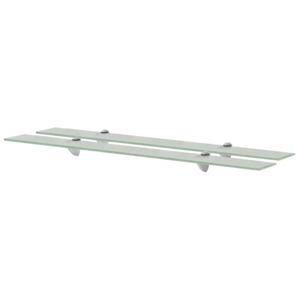 Mensole Galleggianti 2 Pz In Vetro 90x10 Cm 8 mm