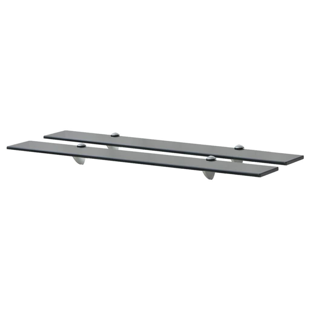Mensole Galleggianti 2 Pz In Vetro 80x20 Cm 8 mm