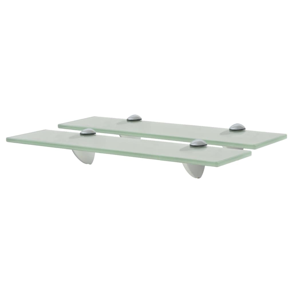 Mensole Galleggianti 2 Pz In Vetro 40x20 Cm 8 mm