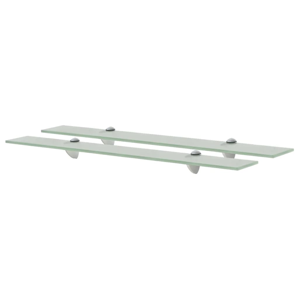 Mensole Galleggianti 2 Pz In Vetro 70x20 Cm 8 mm