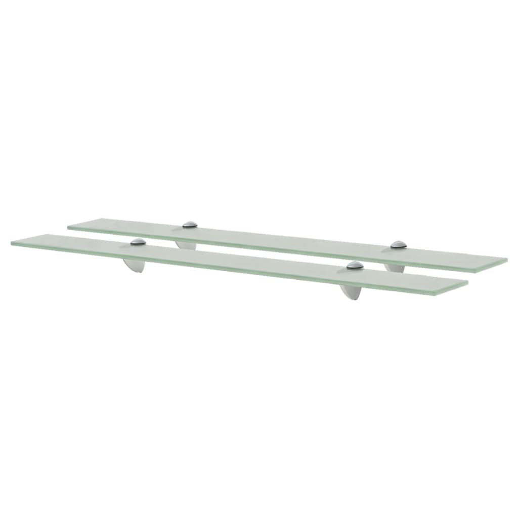 Mensole Galleggianti 2 Pz In Vetro 80x20 Cm 8 mm