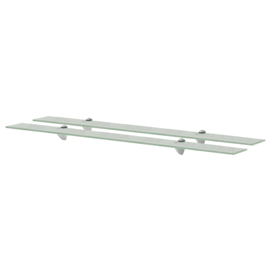 Mensole Galleggianti 2 Pz In Vetro 100x20 Cm 8 mm