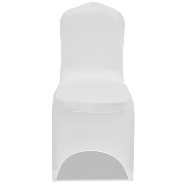 Coprisedie In Tessuto Elasticizzato Bianco 18 pz - Image 3
