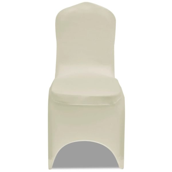 Coprisedie In Tessuto Elasticizzato Crema 24 pz - Image 3