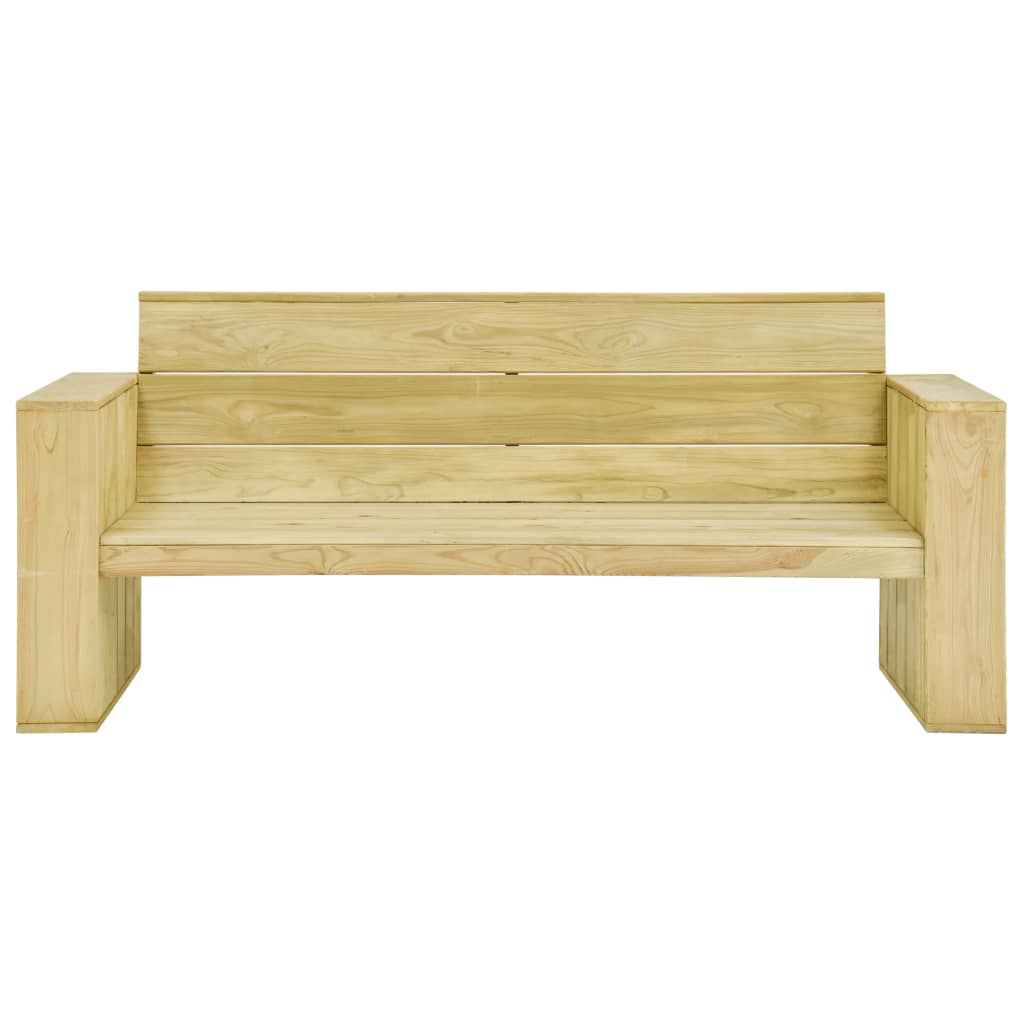 Set Divani Da Giardino 3 Pz In Legno Di Pino Impregnato - Image 4