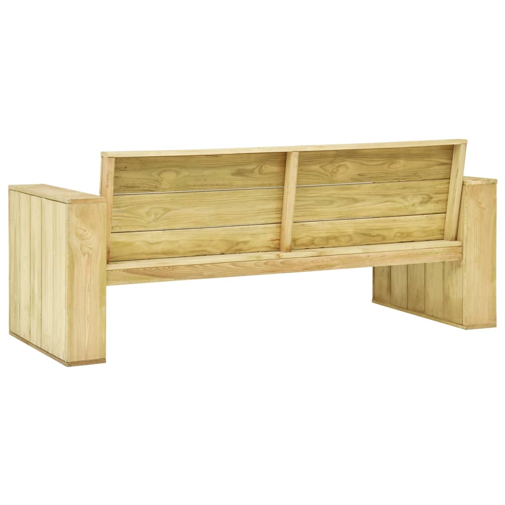 Set Divani Da Giardino 3 Pz In Legno Di Pino Impregnato - Image 5