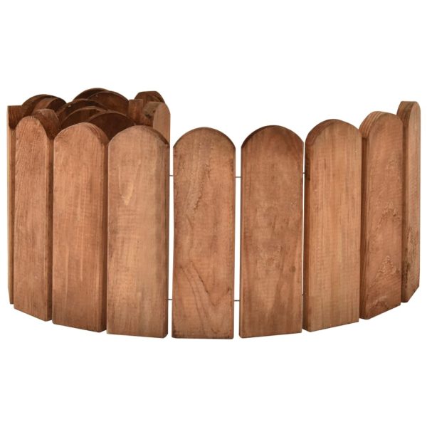 Rotoli Di Bordura 3 Pz 120 Cm In Legno Di Pino Impregnato - Image 3