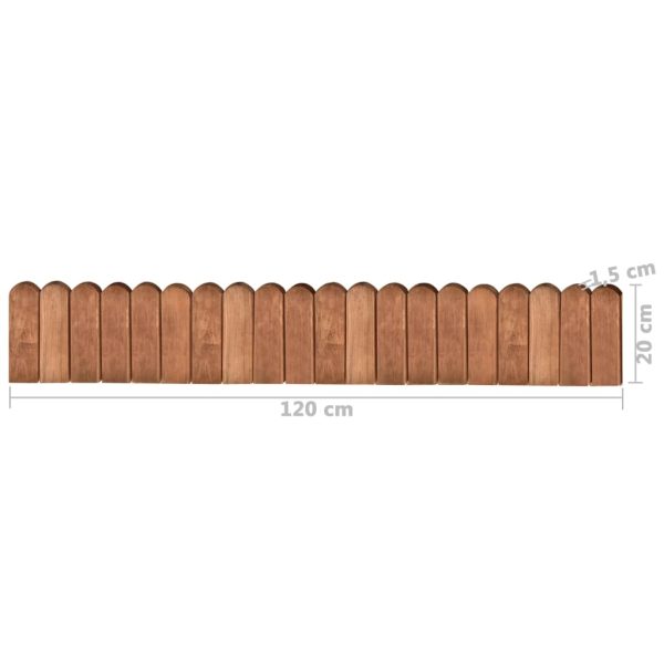 Rotoli Di Bordura 3 Pz 120 Cm In Legno Di Pino Impregnato - Image 6