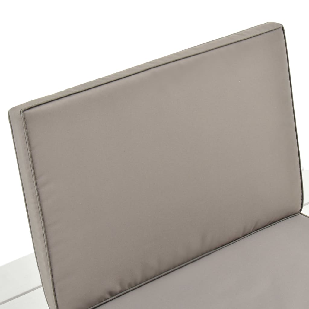 Sedie A Sdraio Da Giardino E Cuscini 2 Pz In Plastica Bianche - Image 6