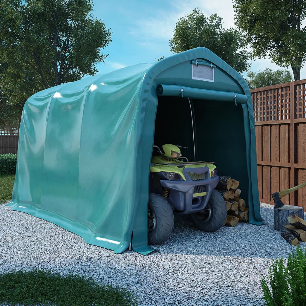 Tenda Garage In Pvc 2,4x3,6 M Verde