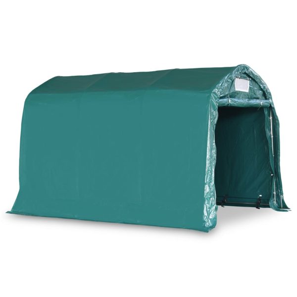 Tenda Garage In Pvc 2,4x3,6 M Verde - Image 3