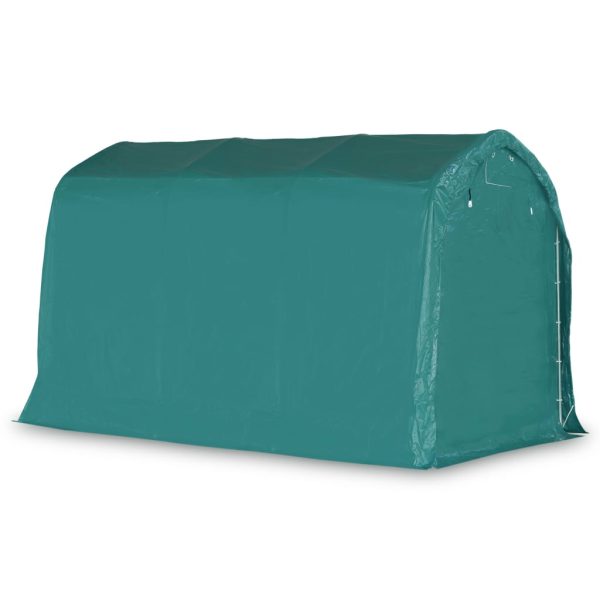 Tenda Garage In Pvc 2,4x3,6 M Verde - Image 4