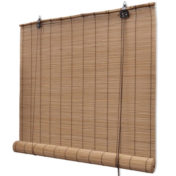 Tende A Rullo In Bambù 2pz 80x160cm Marroni - Image 3