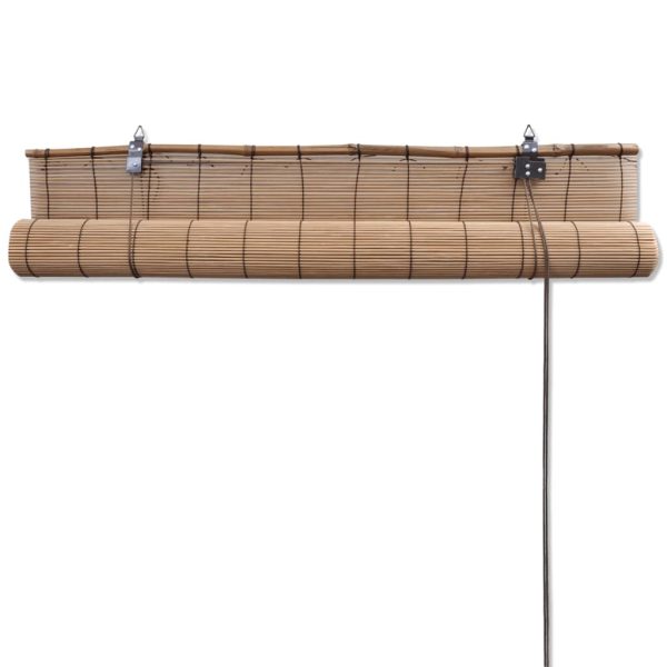 Tende A Rullo In Bambù 2pz 80x160cm Marroni - Image 4