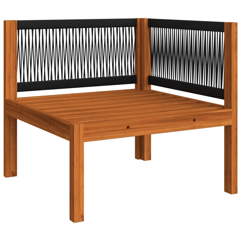 Set Divani Da Giardino 6 Pz Con Cuscini Crema Massello Acacia - Image 6