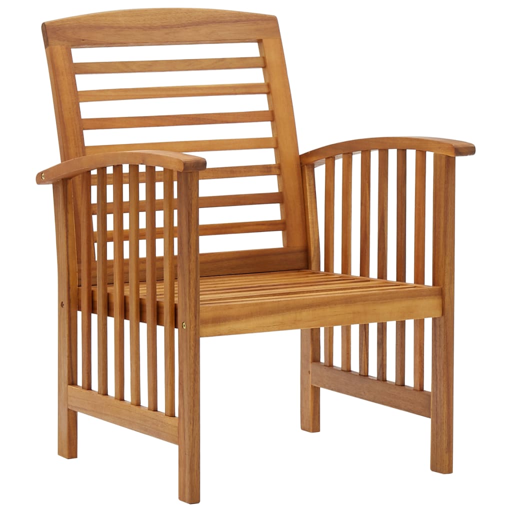 Set Divani Da Giardino 5 Pz In Legno Massello Di Acacia - Image 4
